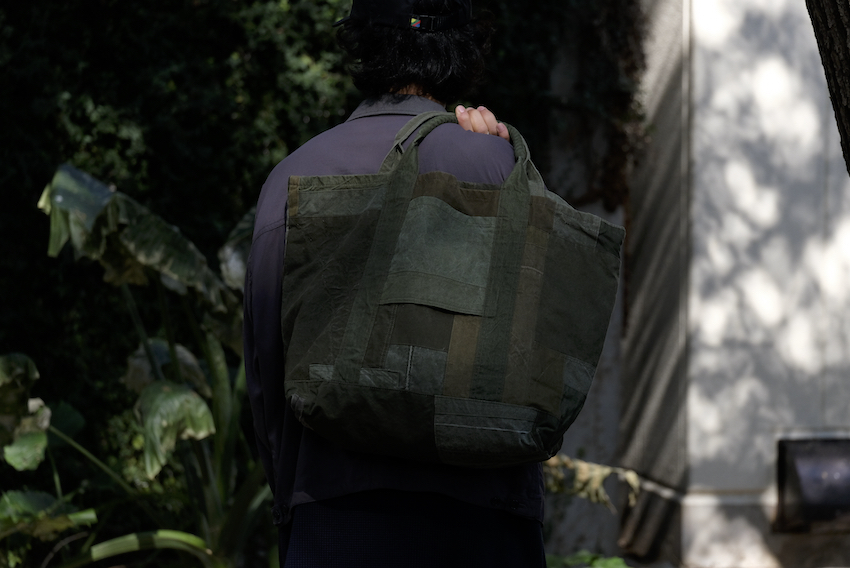 hobo ｜COTTON ARMY CLOTH PATCHWORK TOTE BAG L｜US＆FRENCH | blog