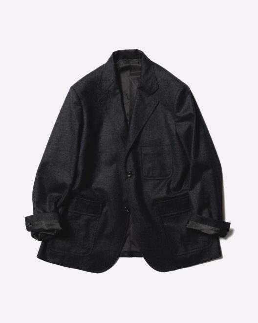 Unlikely 2025fw チャコールグレー フランネル ジャケット+パンツ