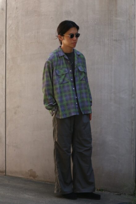 SEDAN ALL-PURPOSE PRINTED PLAID FLANNEL OPEN COLLAR SHIRT - Blog